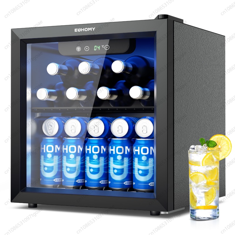 Wine Beer Fridge Small - Портативный мини-холодильник EUHOMY, компактный, для напитков,