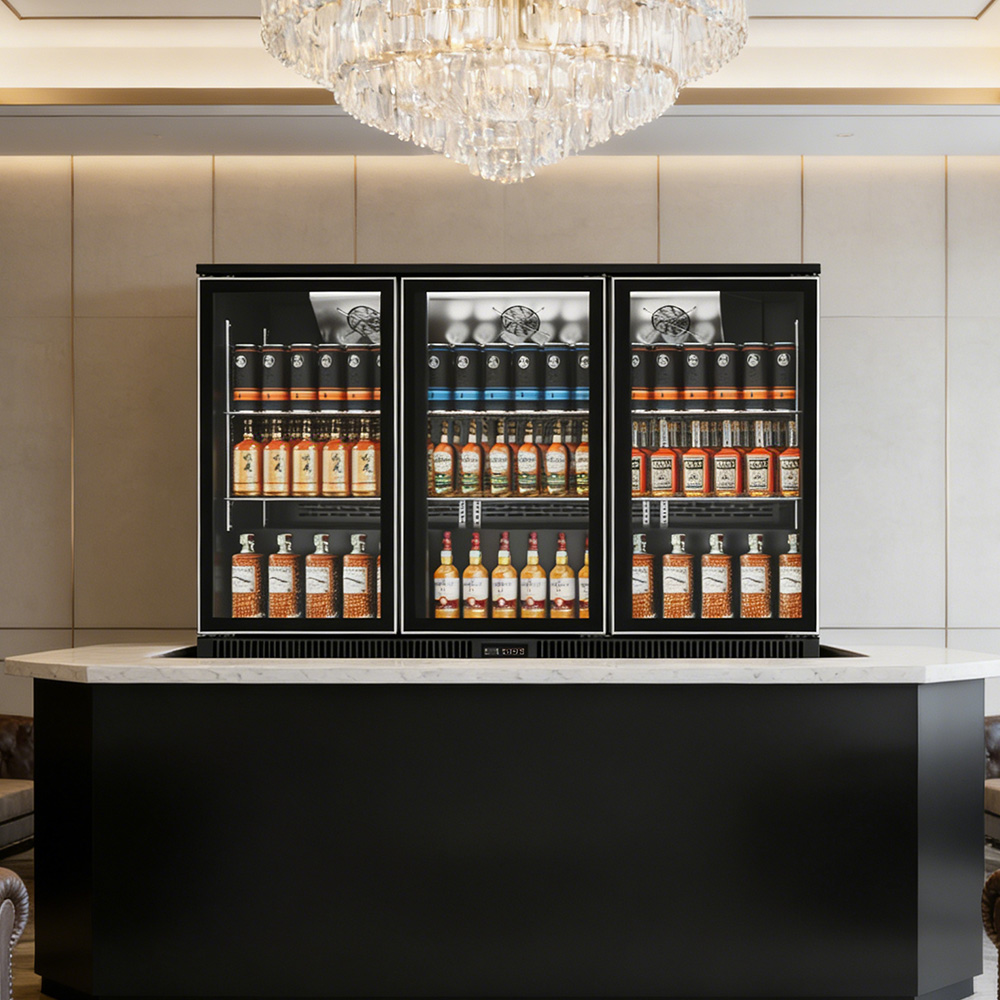 Wine And Beer Undercounter Fridge - Мини-холодильник для напитков, 3-дверный барный холодильник