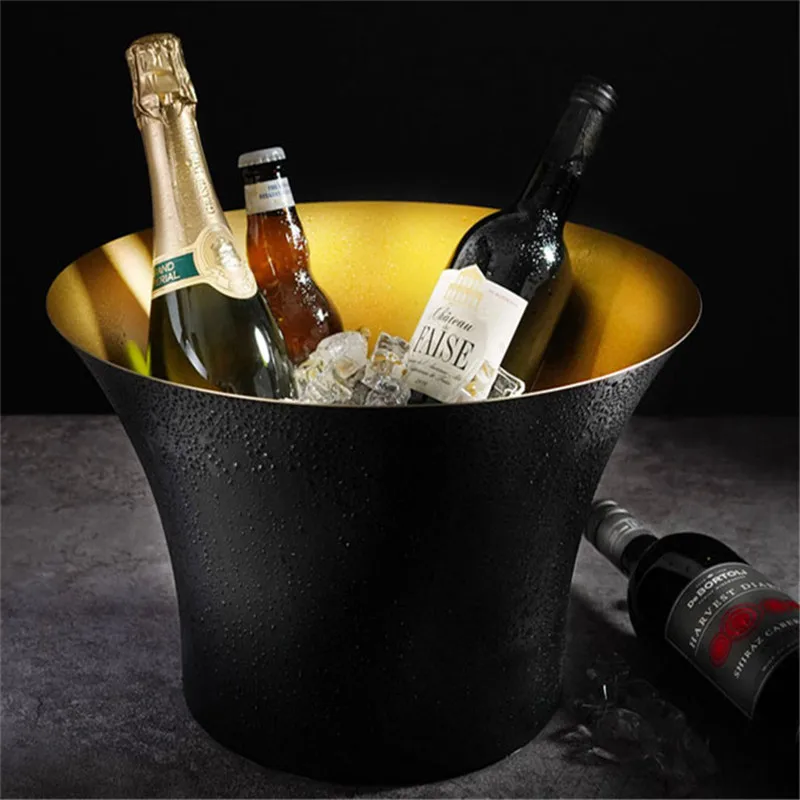 Ice Bucket Silver - Большое ведро для шампанского, ведро для