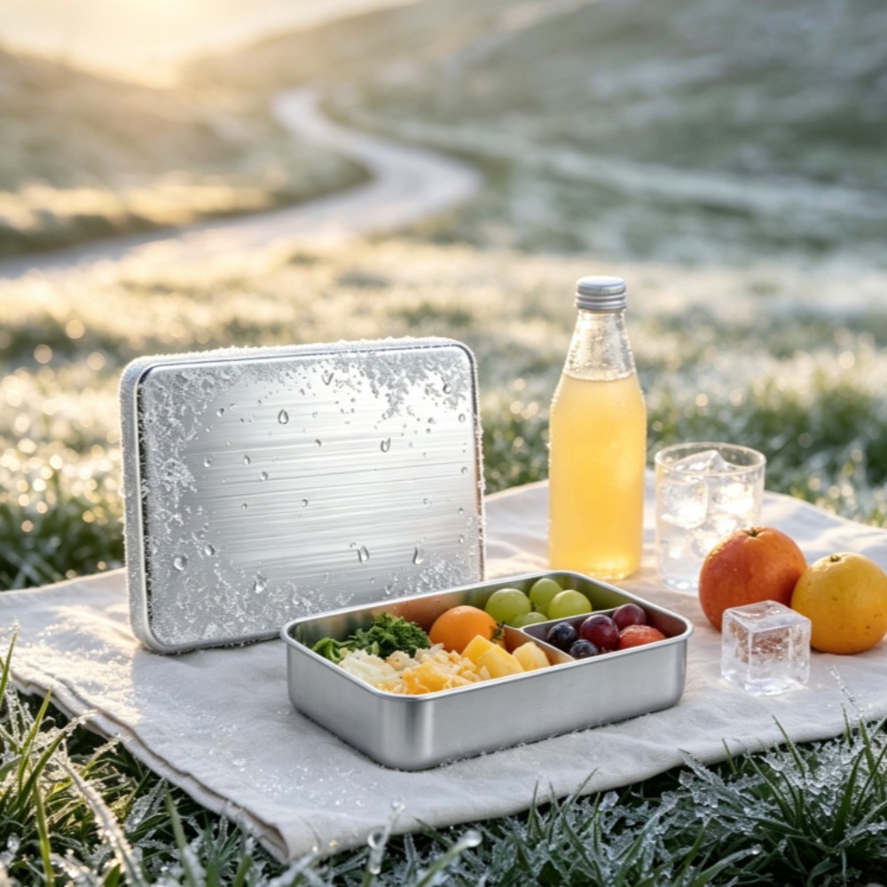 Ice Bucket Silver - Многоразовые охлаждающие элементы для ланч-боксов из