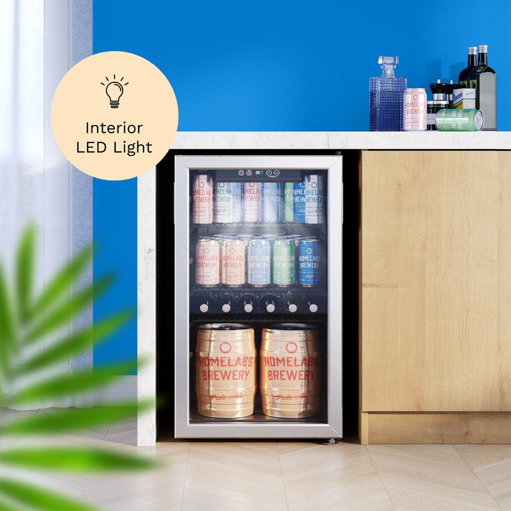 Wine Beer Fridge Small - Мини-холодильник для напитков на 120 банок,
