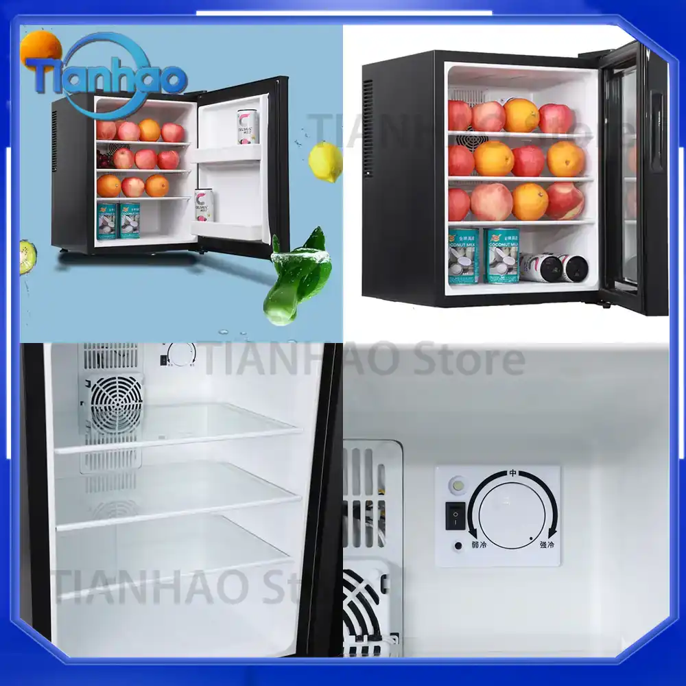 Wine Beer Fridge Small - Мини-холодильник 40 л с стеклянной дверцей