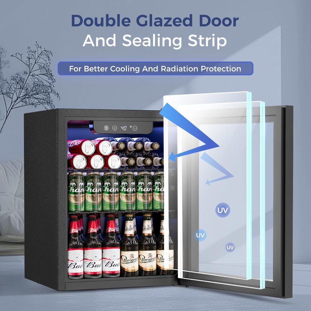 Wine Beer Fridge Small - Мини-холодильник для напитков объемом 1,7 куб.