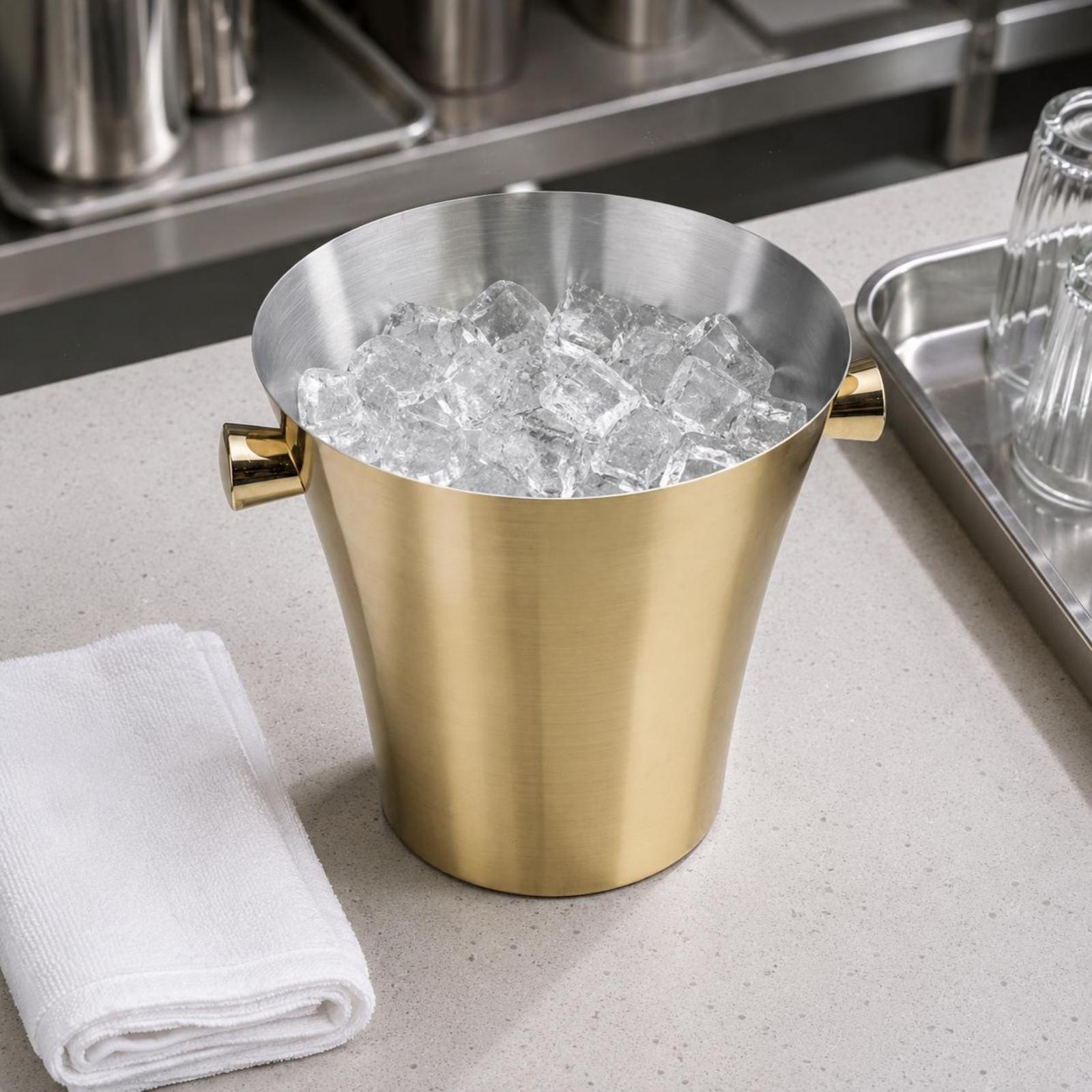 Контейнер для льда из нержавею – обзор и цена Ice Bucket Silver