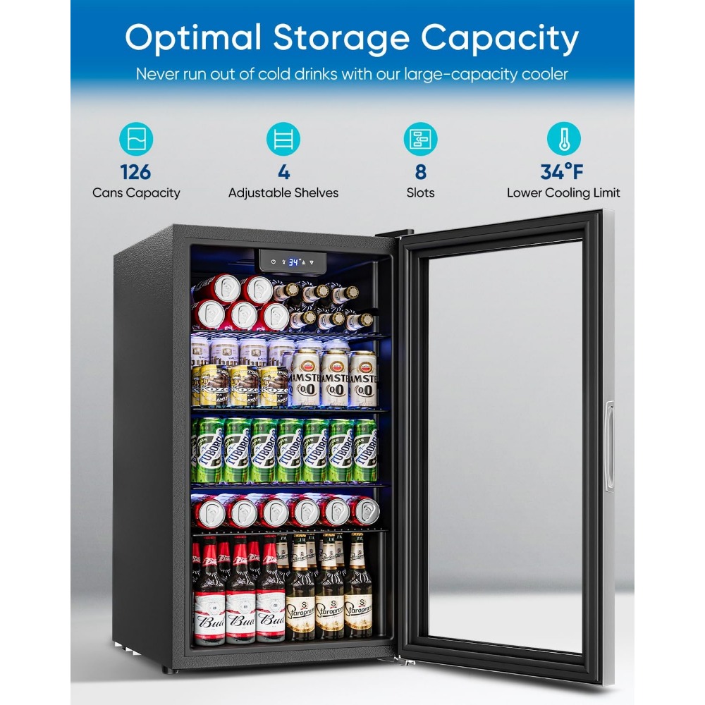 Холодильник для напитков - мин – обзор и цена Wine Beer Fridge Small