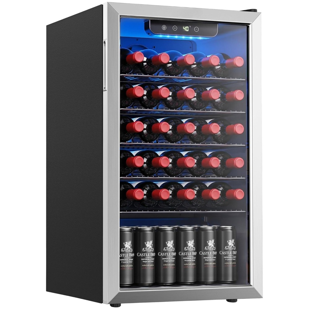 Мини-холодильник на 128 банок, – обзор и цена Wine Beer Fridge Small