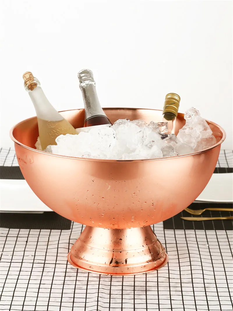 Большое ведро для шампанского, – обзор и цена Ice Bucket Silver