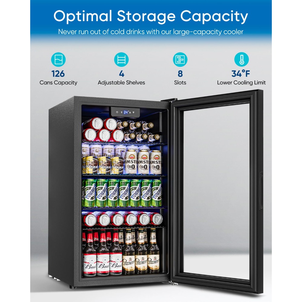 Мини-холодильник для напитков  – обзор и цена Wine Beer Fridge Small
