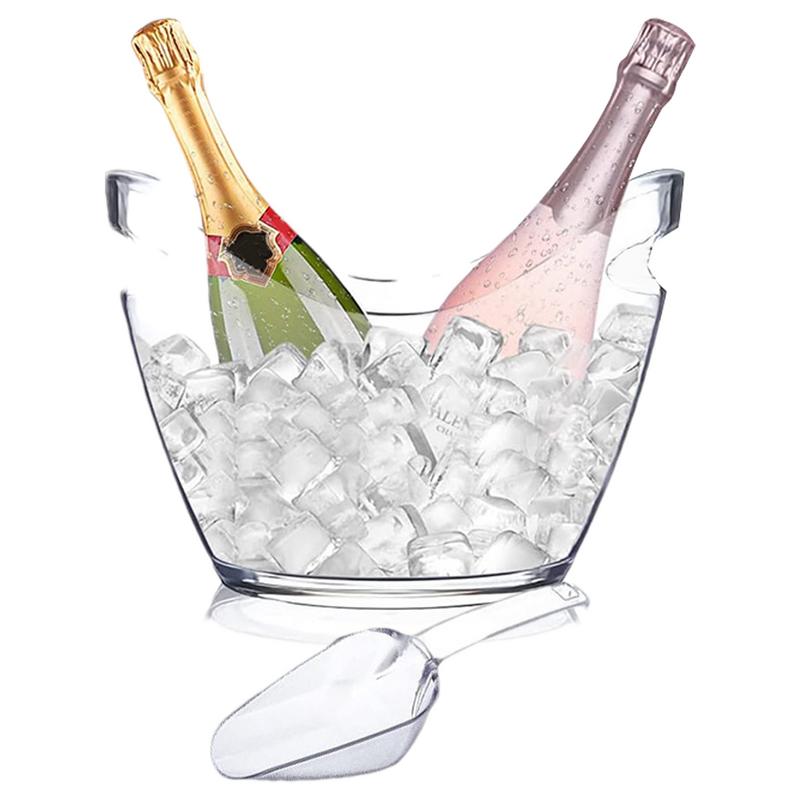 Прозрачное ведро для льда, ван – обзор и цена Ice Bucket Silver