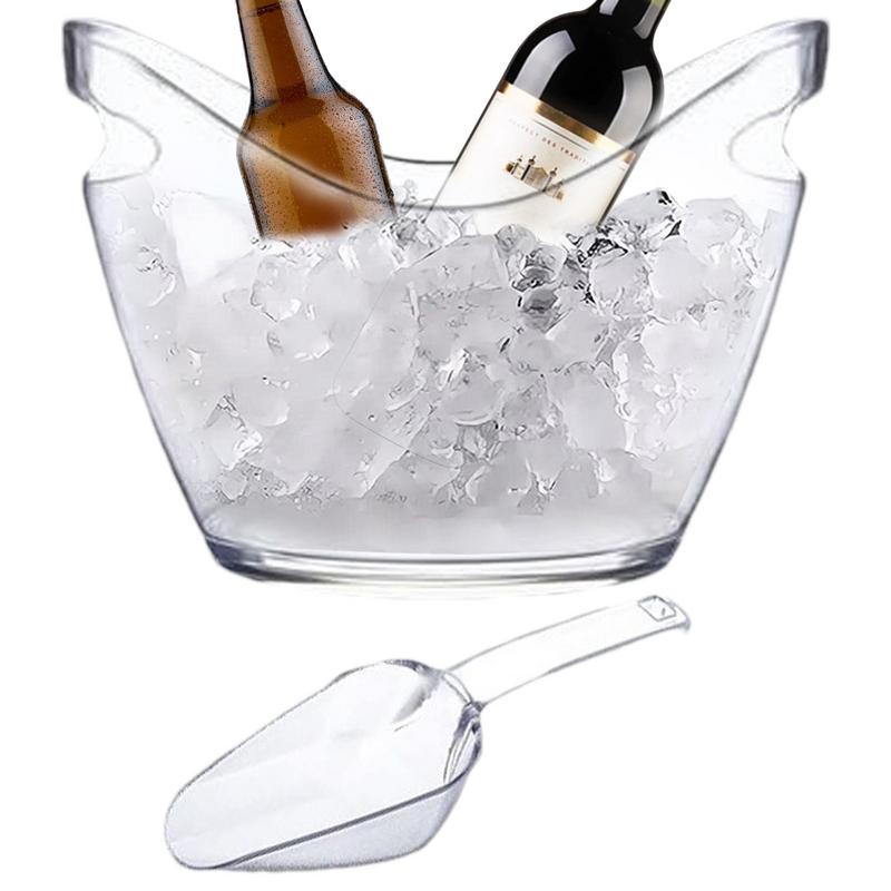 Прозрачное ведро для льда, ван – обзор и цена Ice Bucket Silver