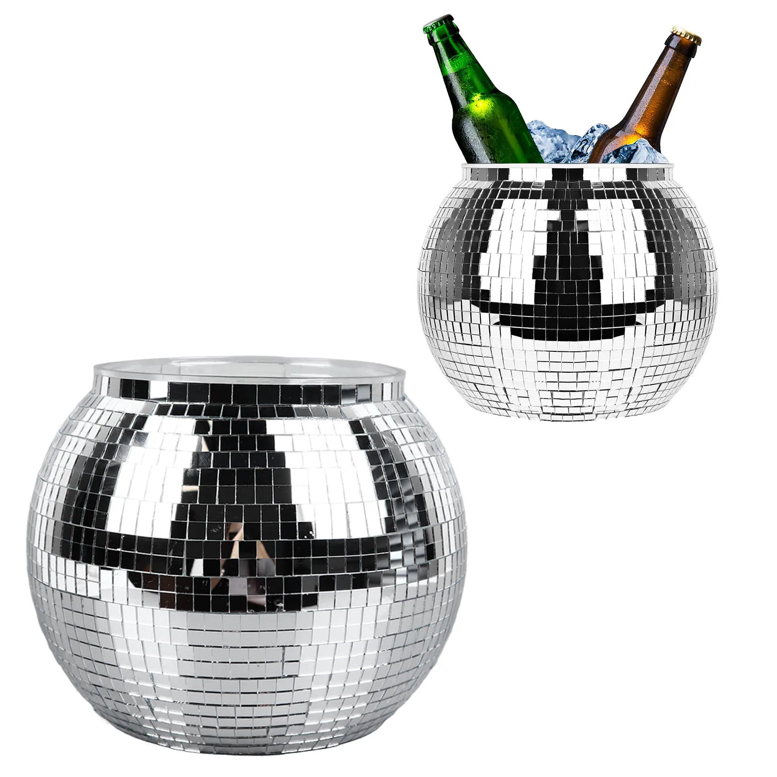 Ведро для льда в виде диско-ша – обзор и цена Ice Bucket Silver