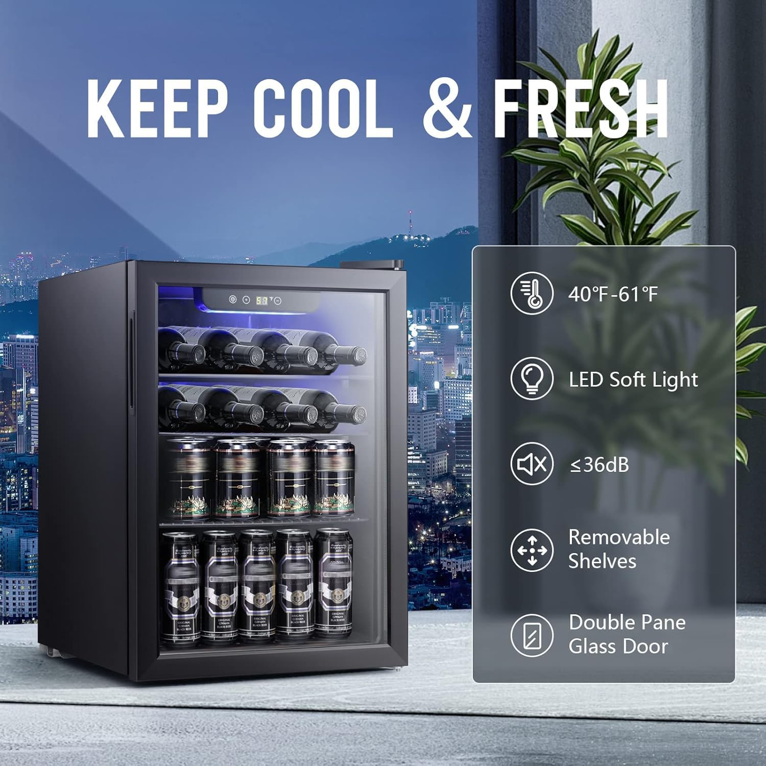 Винный холодильник/шкаф для на – обзор и цена Wine Beer Fridge Small