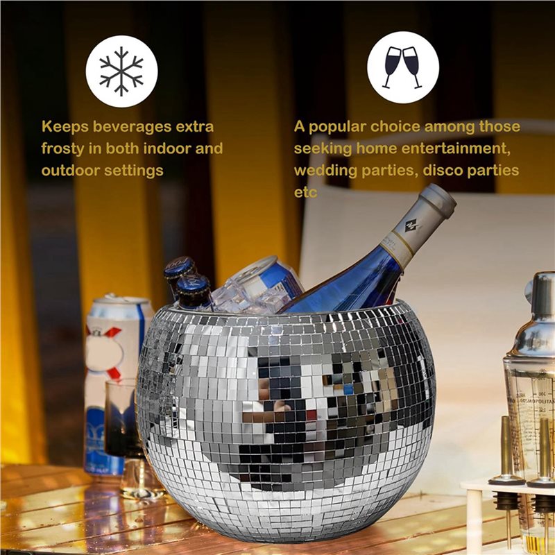 ABVS 4 шт. 10-дюймовые серебри – обзор и цена Ice Bucket Silver