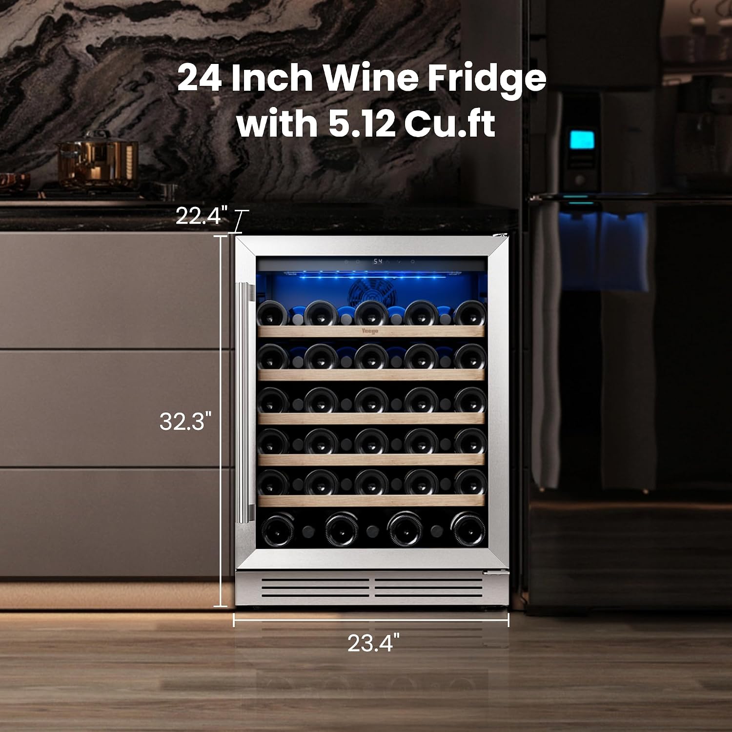 Винный холодильник Yeego - 24  – обзор и цена Wine And Beer Undercounter Fridge