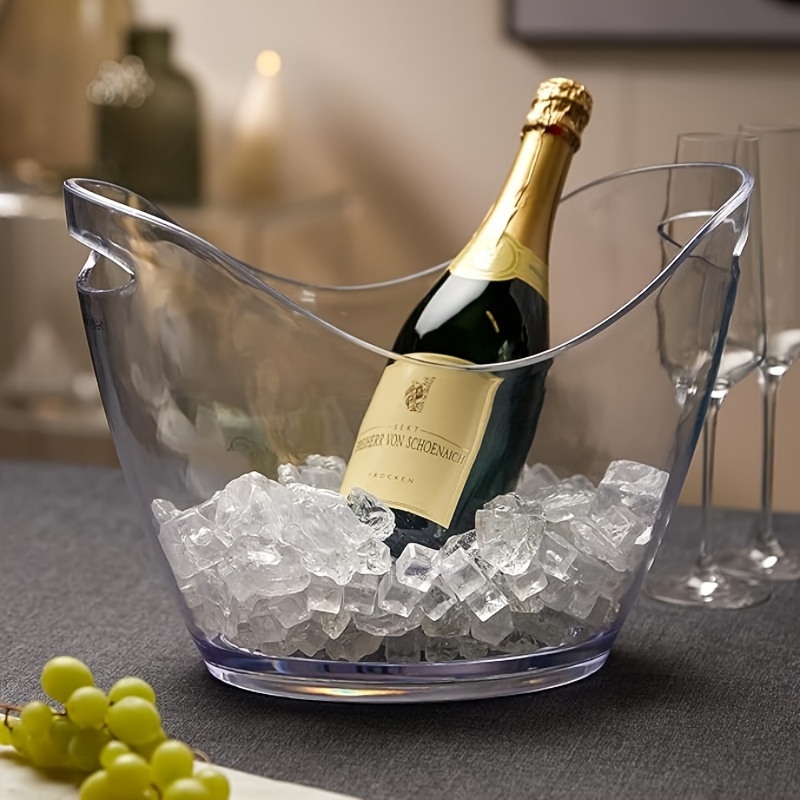 Ведро для льда 8 л, прозрачное – обзор и цена Wine Beer Holder