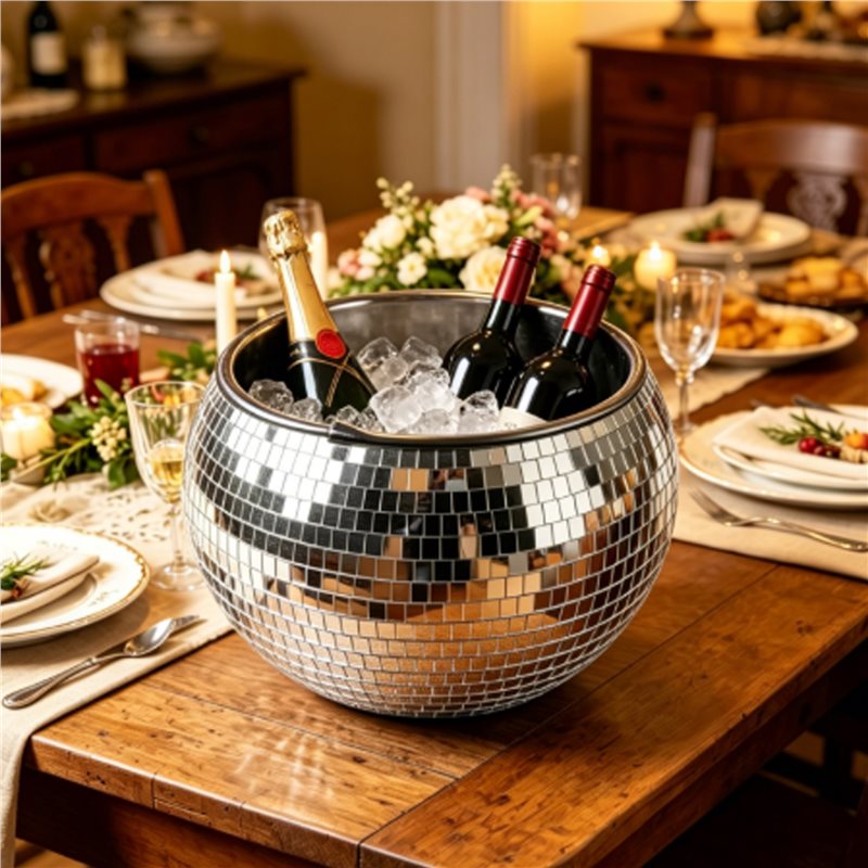 AA73 10-дюймовое ведерко для л – обзор и цена Ice Bucket Silver
