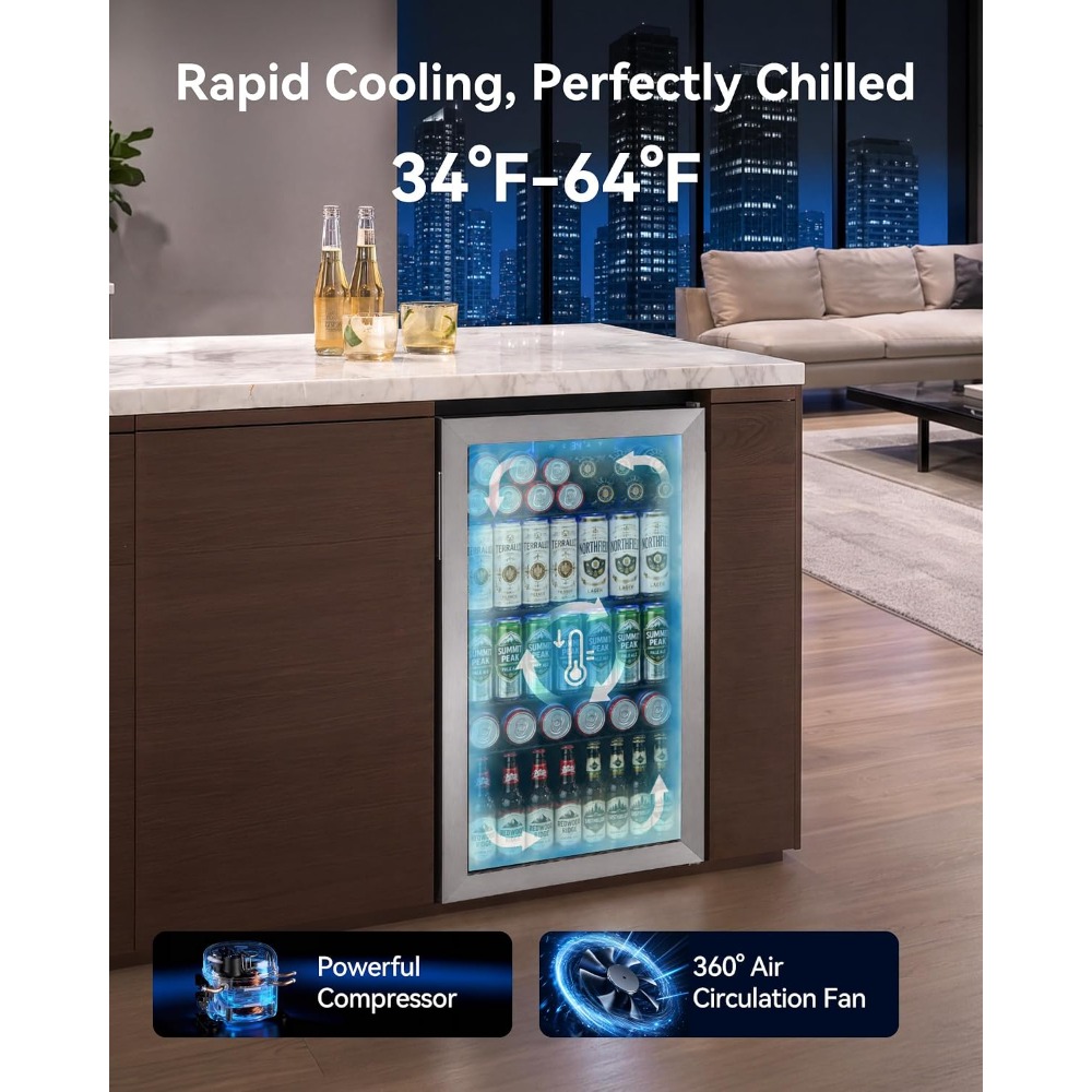 Мини-холодильник для напитков  – обзор и цена Wine Beer Fridge Small