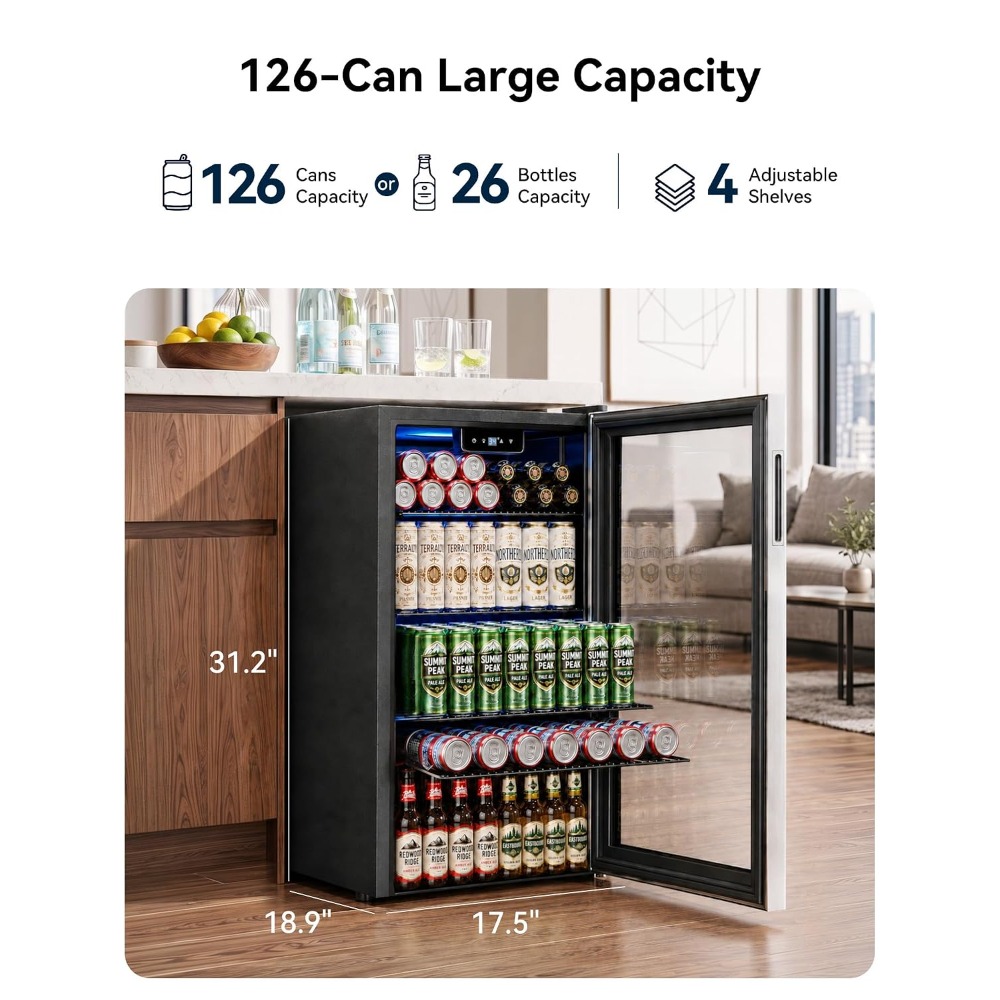 Мини-холодильник для напитков  – обзор и цена Wine Beer Fridge Small